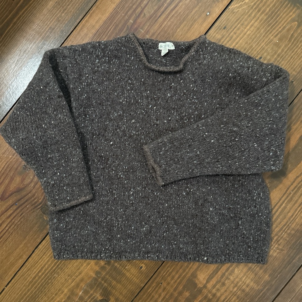 J. Crew Vintage 100% Wool Crewneck Sweater
